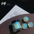 Net-5g Polarized Opal Powder Aurora Neon Nail Glitter Sequins Shiny " Shimmer Dust" Chrome Pigment for Manicure Rubbing on Nails