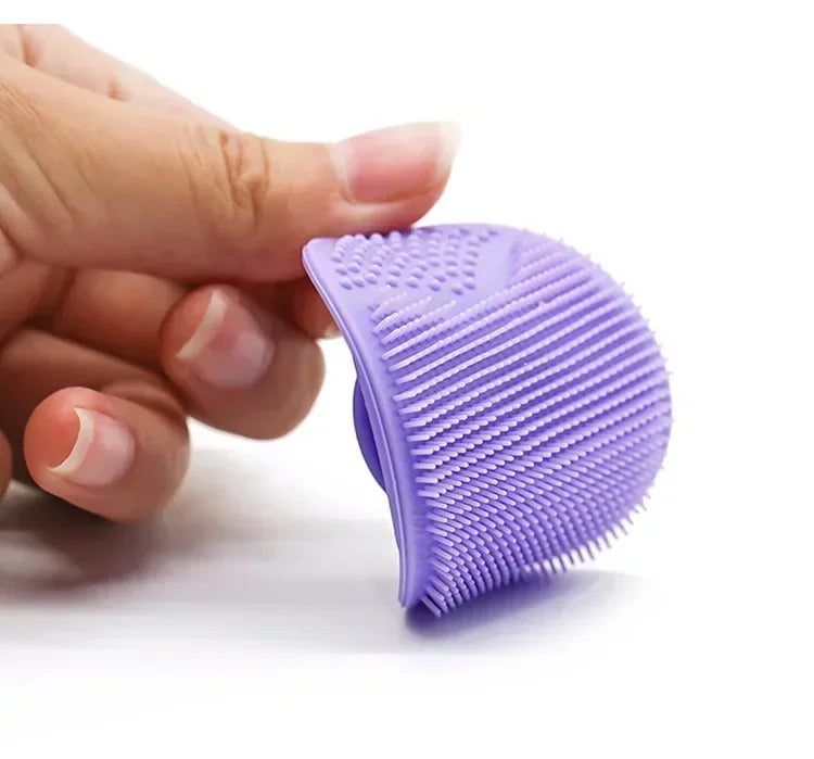 1/4pcs Silicone Face Scrubber Facial Cleansing Brush Face Exfoliator Blackhead Acne Face Wash Brush for Deep Cleaning Skin Care