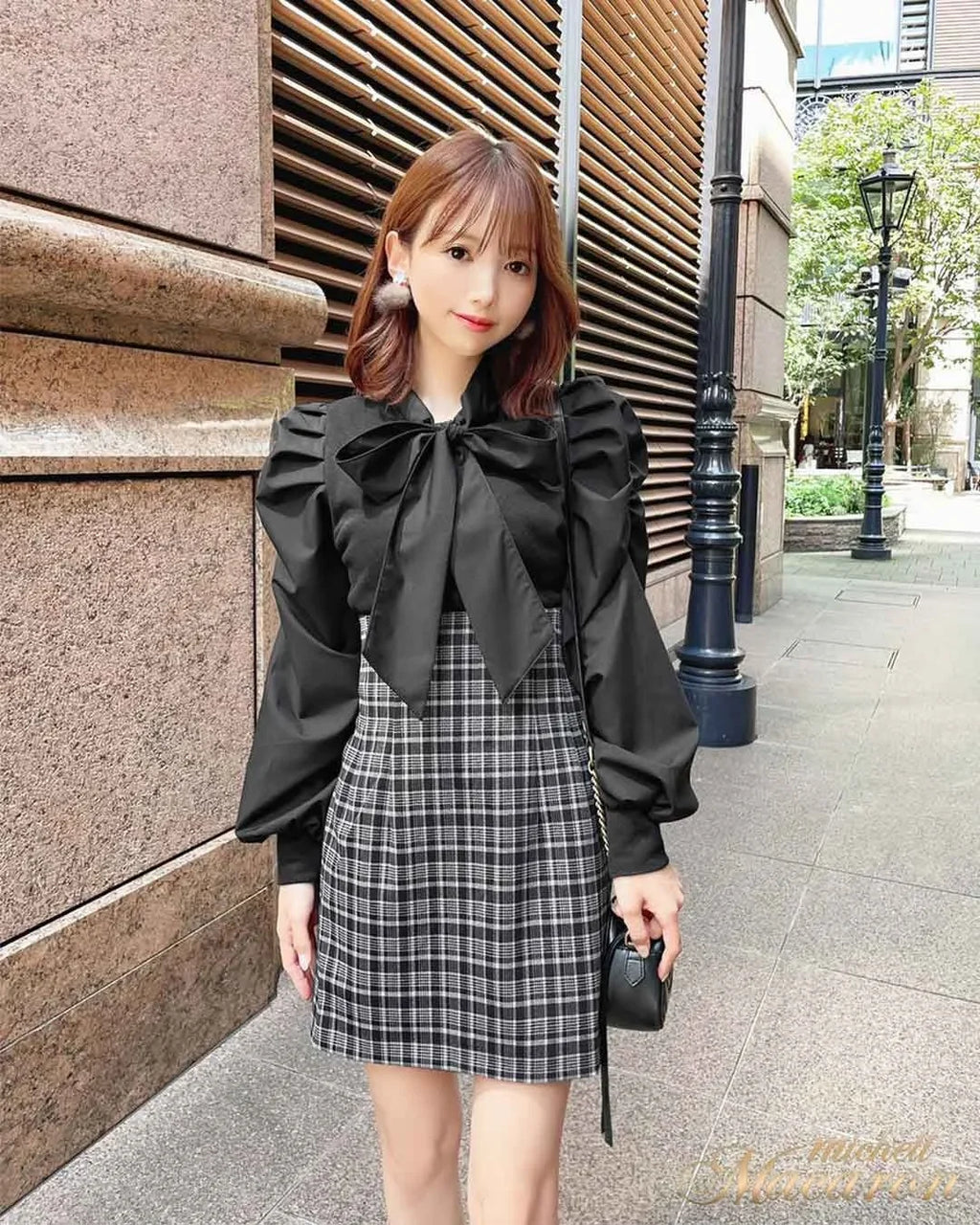 Japanese Lolita Black Skirts Women 2023 Spring Autumn New Radian Waistline Slim Short Pleated Skirt Female Mini Skirt Culottes