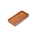 Japanese Style Wooden Fruit and Snack Tray - Round/Square Stackable