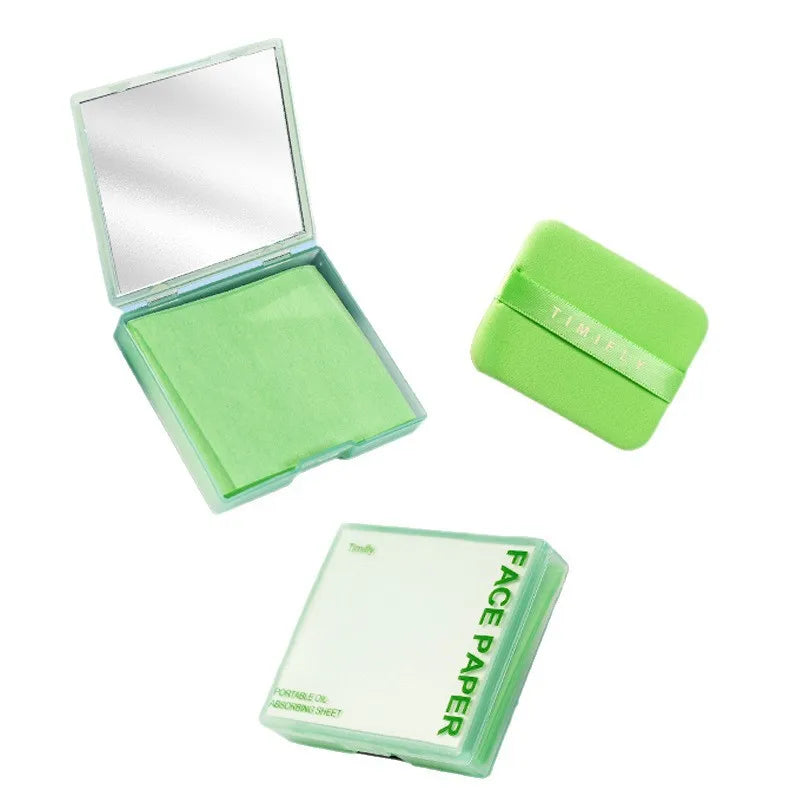 Facial Oil-absorbing Paper Facial Oil-absorbing Oil-controlling Oil-absorbing Tissue Paper 100 Pieces Portable Extraction Box