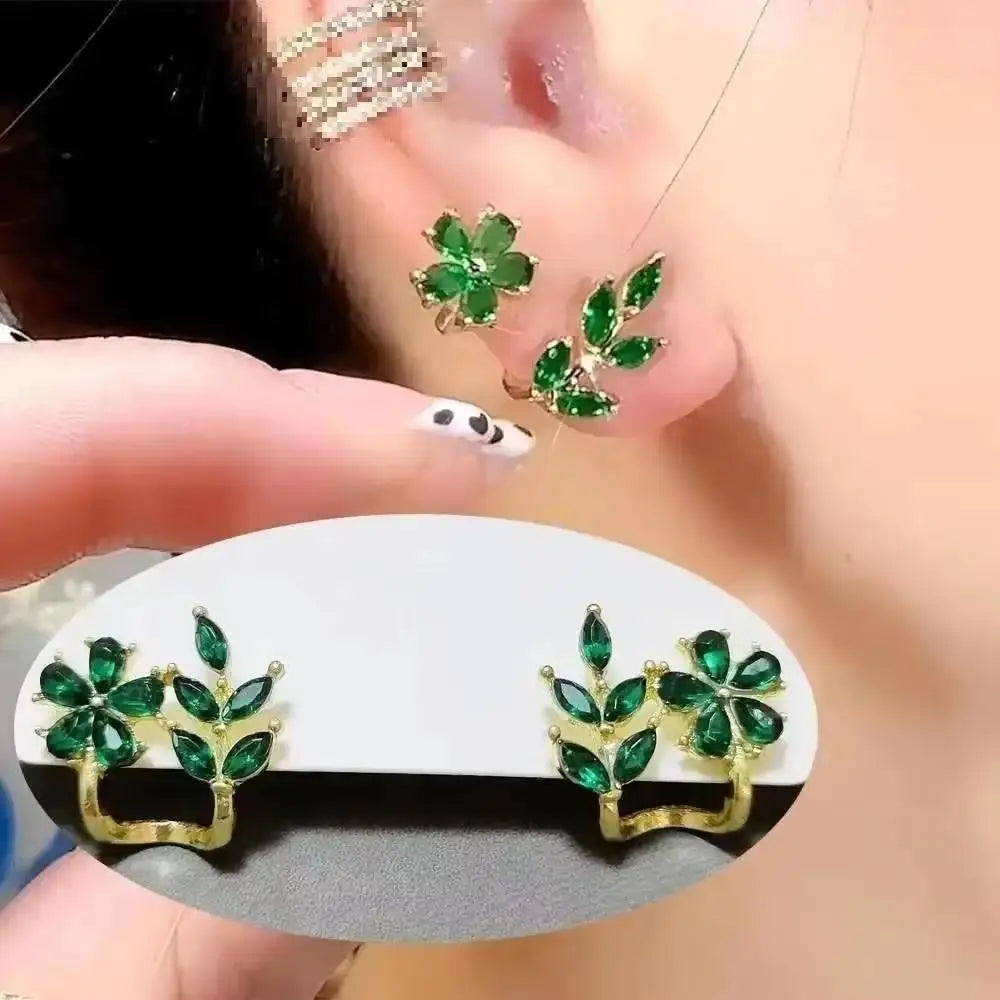Korean Fashion Zircon Drop Earrings For Women'S Jewelry 2026 Trending New Luxury Women'S'S Geometric Hoop Earrings Pendientes Gifts