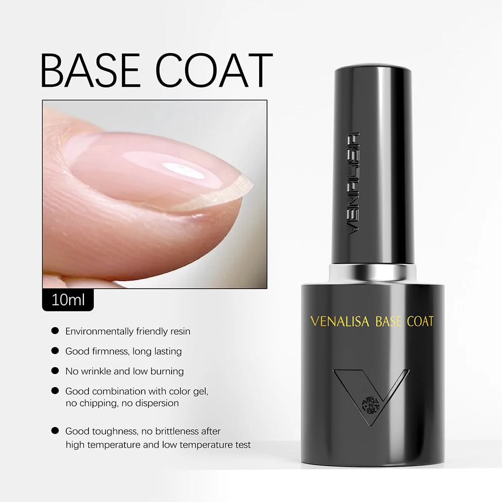 Venalisa 10ml Nail Gel Polish - HEMA/TPO Free Soak-Off UV LED Gel