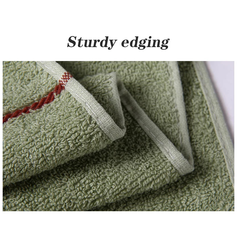 1/2 Pcs 100% Cotton Bathroom Hand Towel Thickened Face Hair Towels Bathroom Adults Hotel Travel Loverincreases Water Absorption