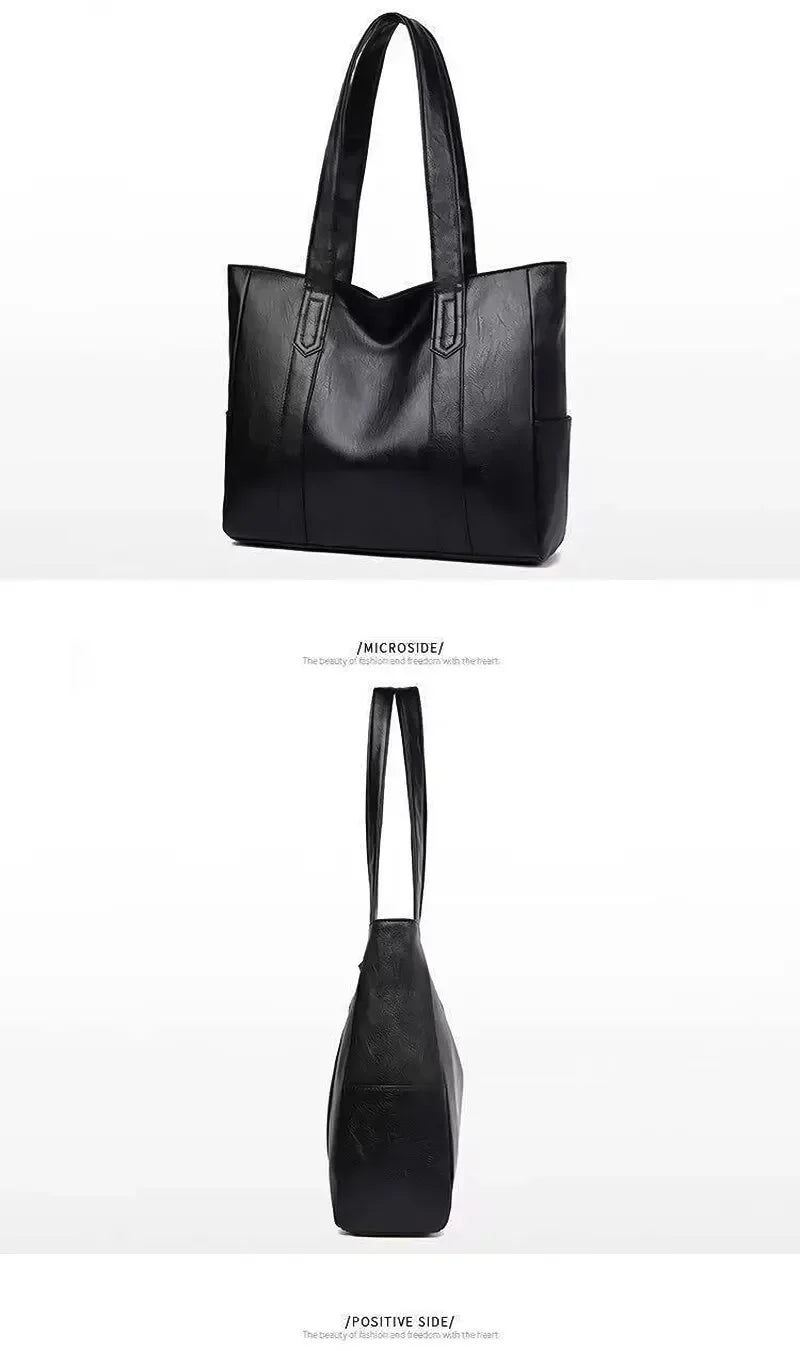 Large Capacity Tote Bag For Women Low-key High-end Texture Shoulder Bag Holiday Travel Tote Bag Korean Version Large Capacity