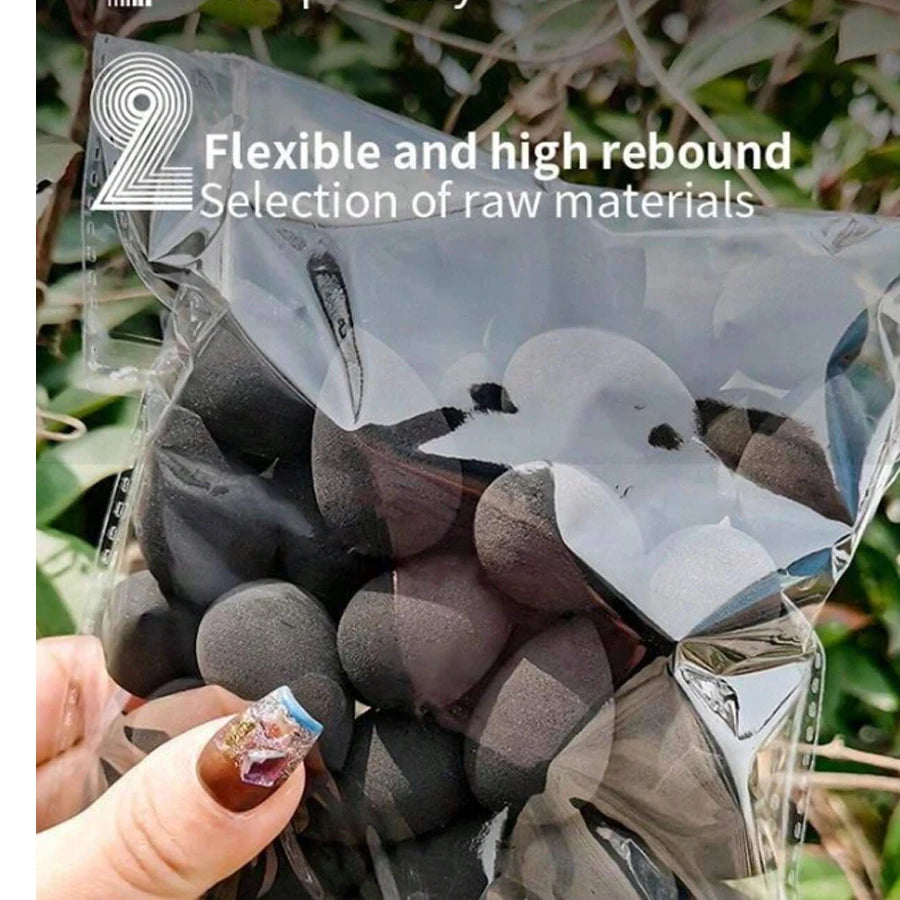 Mini Finger Puff Foundation Sponge Makeup Blender For Cream Powder Concealer Ideal For Beginners