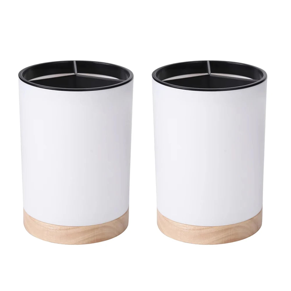Cubo de almacenamiento de vajilla de cocina, soporte para utensilios, escurridor de cubiertos, estante de almacenamiento de palillos y cucharas de plástico, desmontable con 3 divisiones