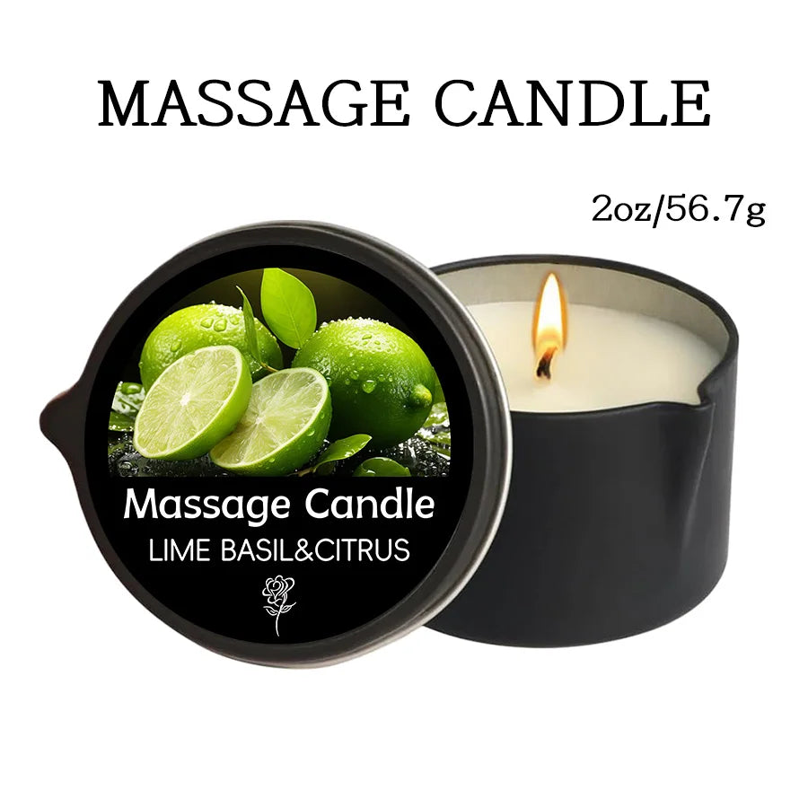 Massage Oil Candle By Sm Product Luxury Aromatherapy For Stress Relief And Skin Moisturizing For Home Spa Lovers