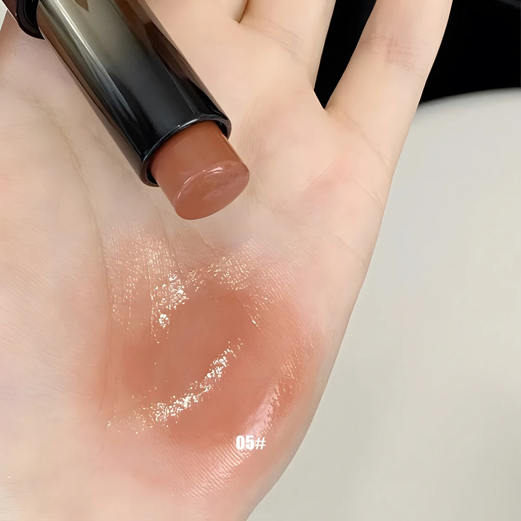 Lipstick Red Brown Lipstick Waterproof Moisturizing Mirror Lip Gloss Natural Long-Lasting Makeup Valentine's Day Gift