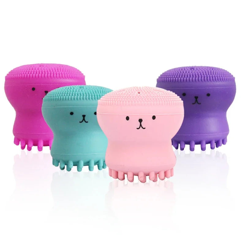 Exfoliator Tool Silicone Face Cleansing Brush Facial Deep Pore Skin Care Scrub Cleanser Tool New Mini Beauty Soft Deep Cleaning