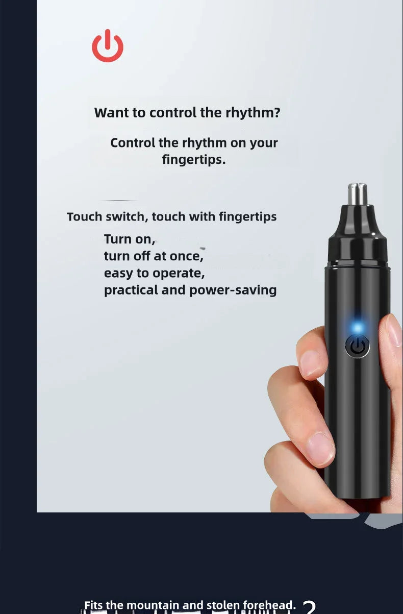 Gillie Electric Nose and Ear Hair Trimmer - Rechargeable USB