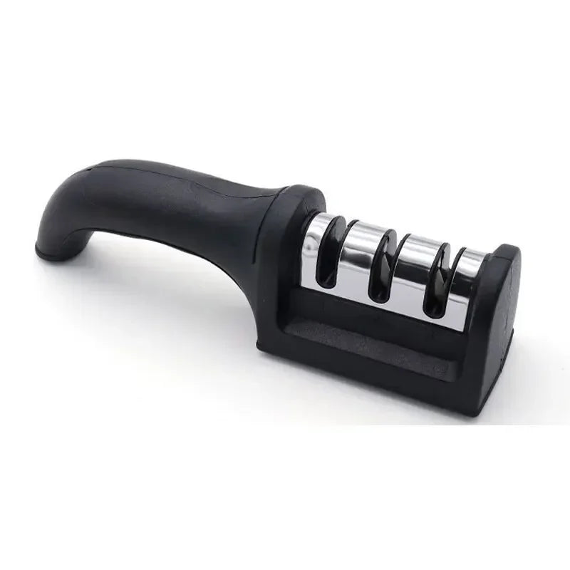 3-Stage Kitchen Knife Sharpener - Multi-Functional Sharpening Tool