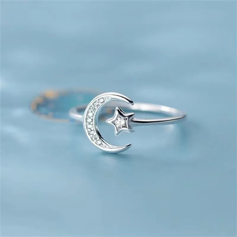 Panjbj 925 Sterling Silver Lines Ring For Women'S Jewelry Finger Adjustable Open Vintage For Birthday Dropship