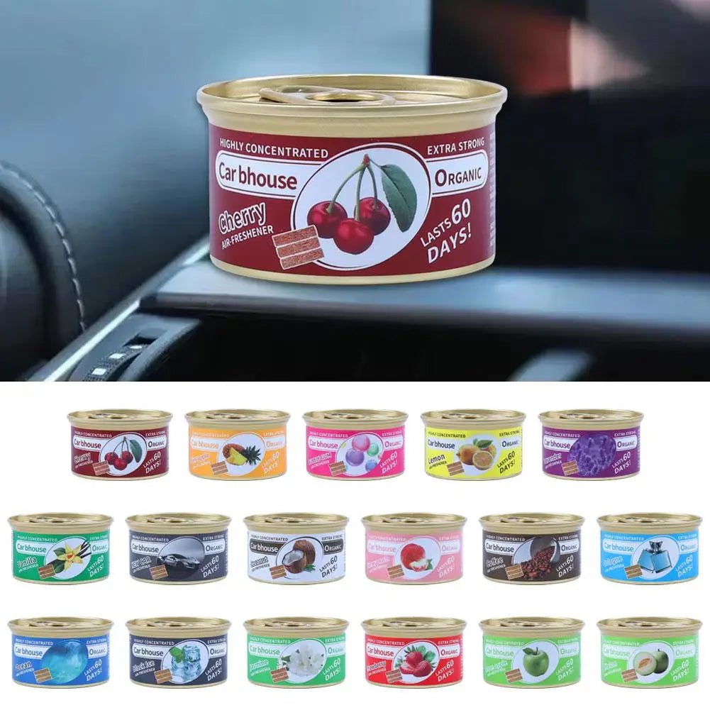 Coffee Scented Car Air Freshener - Canned Wood Block Aromatherapy