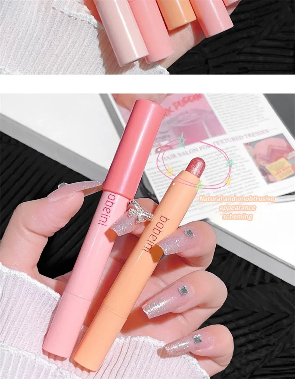 Pearlescent Eyeshadow Stick Pencil Glitter Eyeshadow Waterproof Shimmer Silkworm Liner Pen High-gloss Cosmetics Beauty Makeup