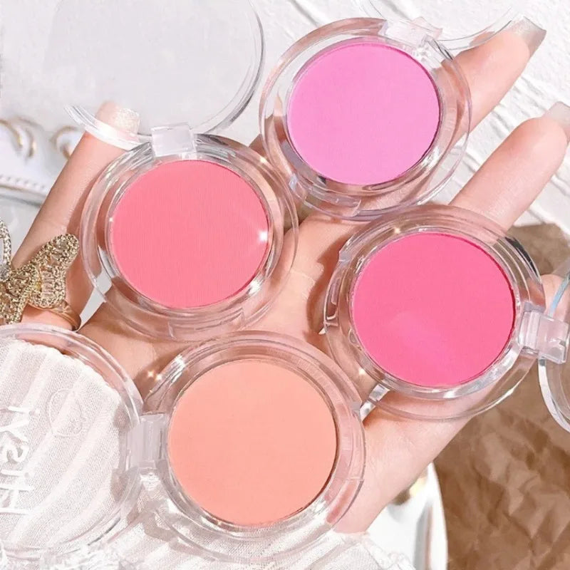Monochrome Blush Palette Matte Natural Cheek Color Orange Girl Blusher Powder Brightening Facial Contouring Makeup Rouge Powder