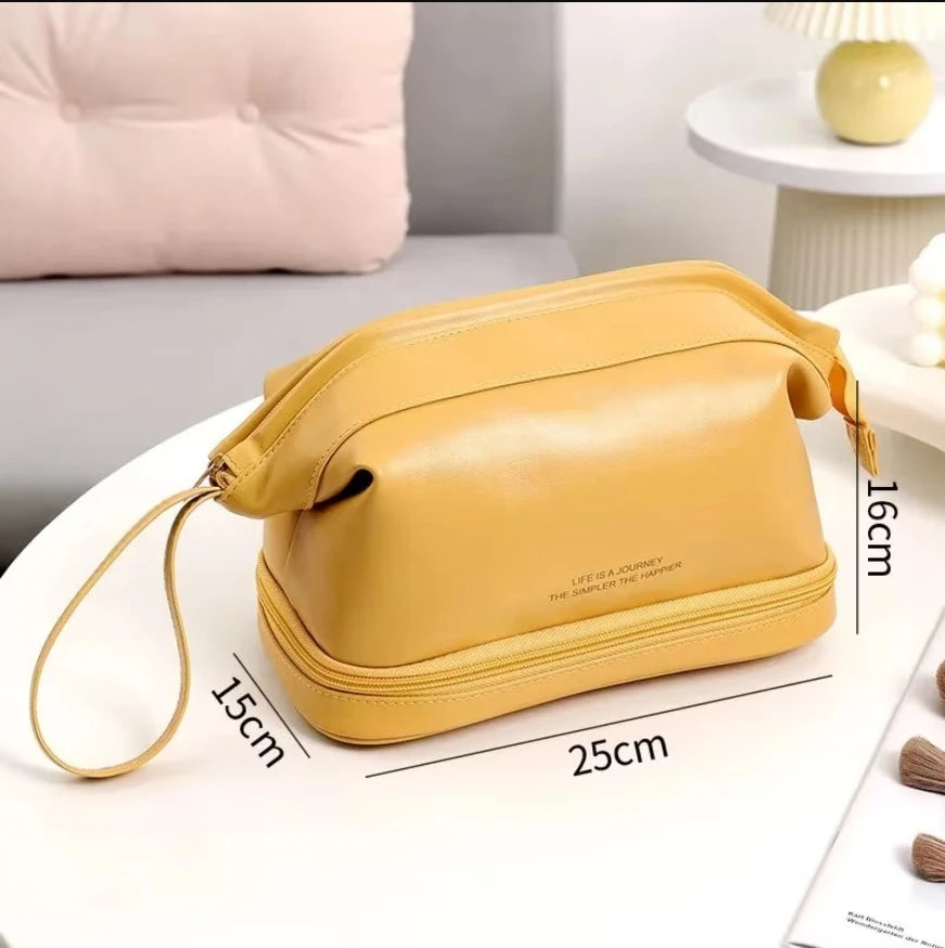 Cosmetics Storage Bag Large Capacity Portable Travel Organizer For Women Premium Luxe