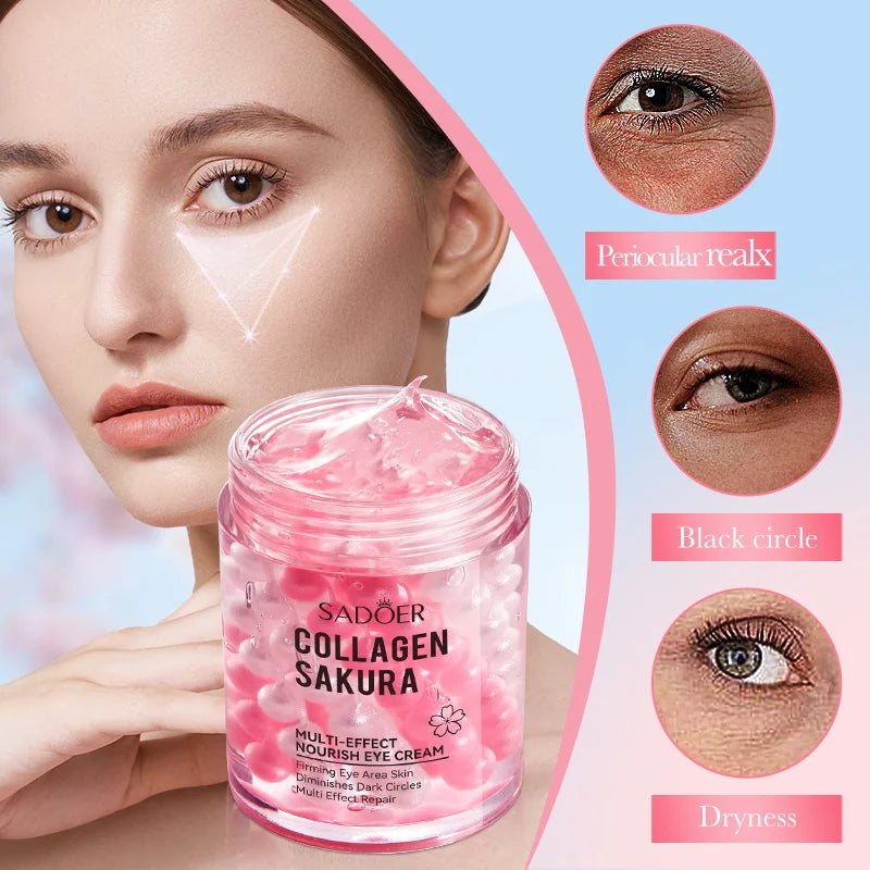 SADOER Sakura Eye Cream for Dark Circles and Wrinkles - Moisturizing