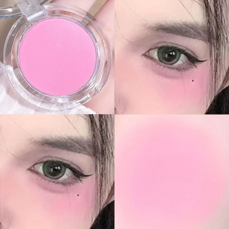 Face Blush Palette Waterproof Matte Contouring For Women Brightening Cheek Tint Radiance