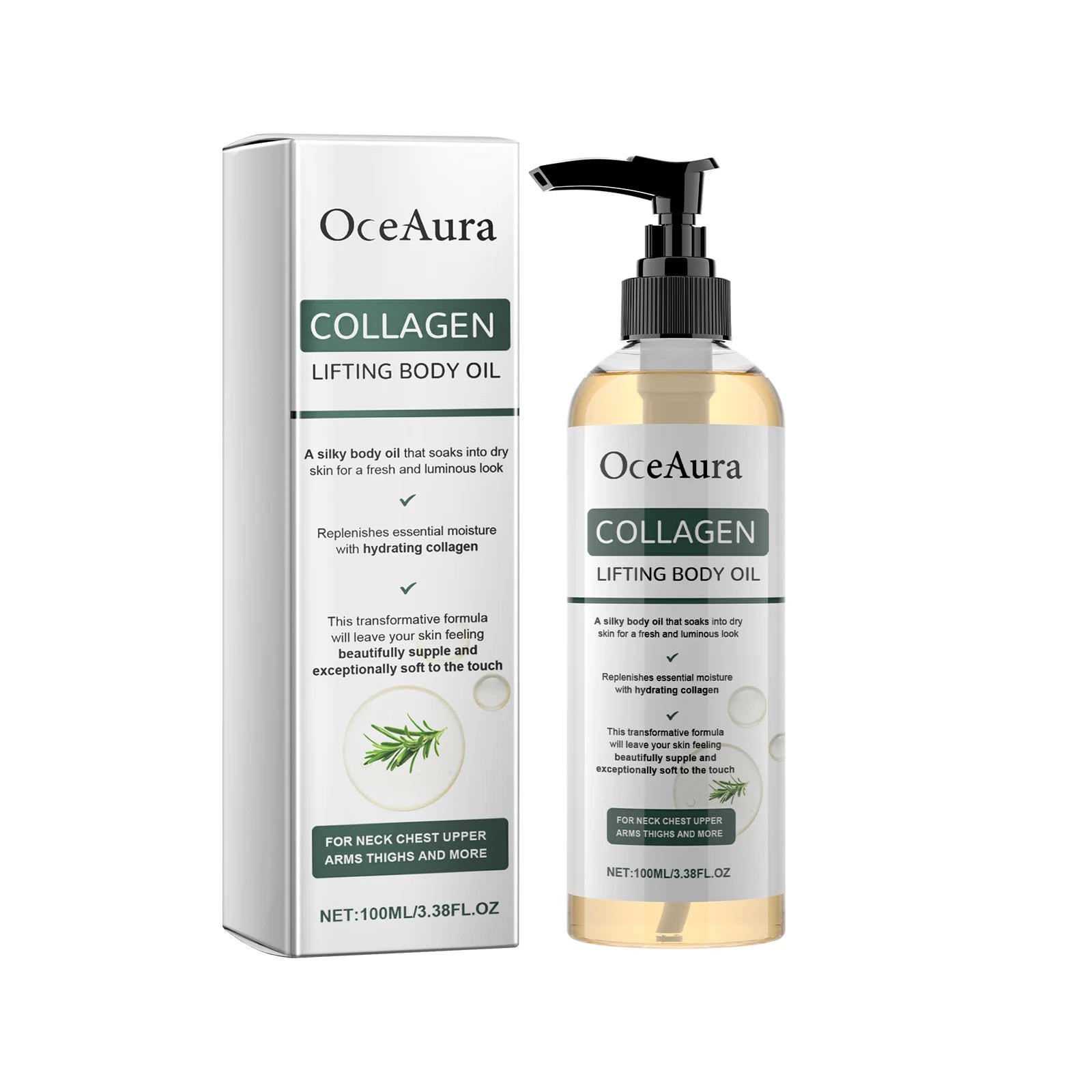 Collagen Firming Body Oil For Deep Hydration And Skin Firming All Skin Types 100ml