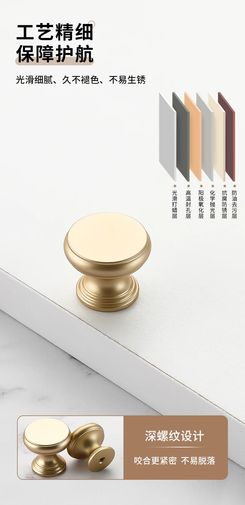 Handles Drawer Cabinet Furniture Kitchen Handles for Cabinet Knob Door Drawer Furniture Kitchen Golden Silvery European Style