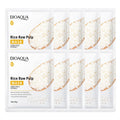 5/10pcs BIOAQUA Rice Raw Pulp Facial Masks Whitening Moisturizing Hydrating Anti-aging Face Mask Sheets Masks Skin Care
