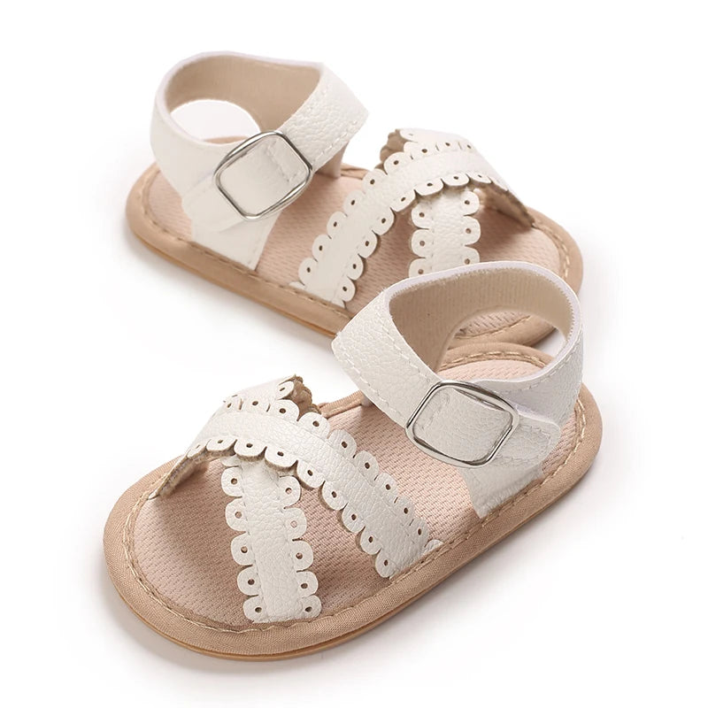 Summer newborn children's shoes, girls' sandals, children's shoes, outdoor casual walking shoes, 0-18 months old