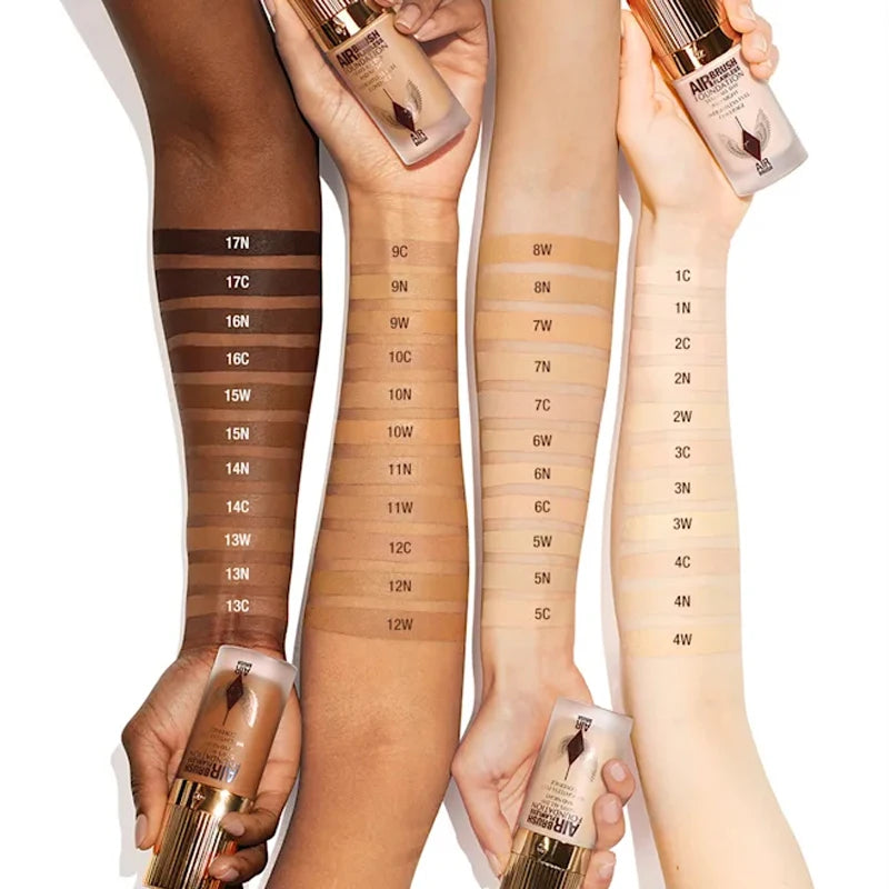 Charlotte Tilbury CT Makeup Set Base Makeup Antioxidant Powder Smooth Fine High Waterproof Skin-nourishing Essence Foundation