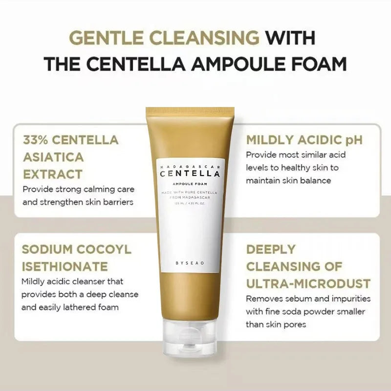 Centella Face Refreshing Foaming Cleanser 125ml - Deep Cleansing Foam