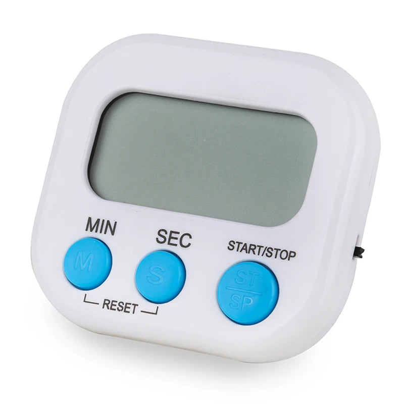 Temporizador de cocina digital para 99 minutos de cuenta regresiva de cocción con herramienta magnética, alarma de cocina fácil de usar, contador con soporte