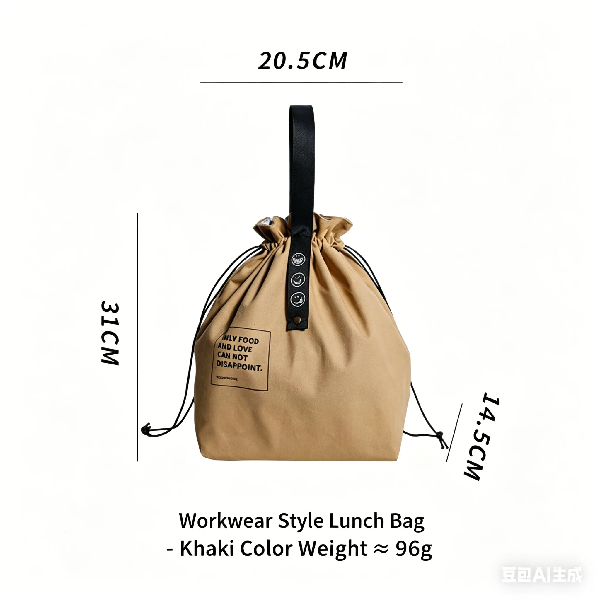New Jewelry Lunch Bags Ice Storage Pack Student Portable Waterproof Picnic box bags industrial-style canvas portable pouches