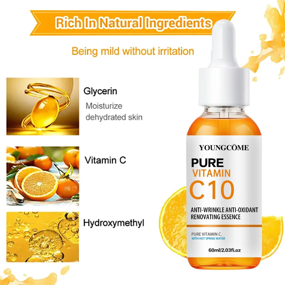 YOUNGCOME Vitamin C Facial Essence with Hyaluronic Acid - 10ml