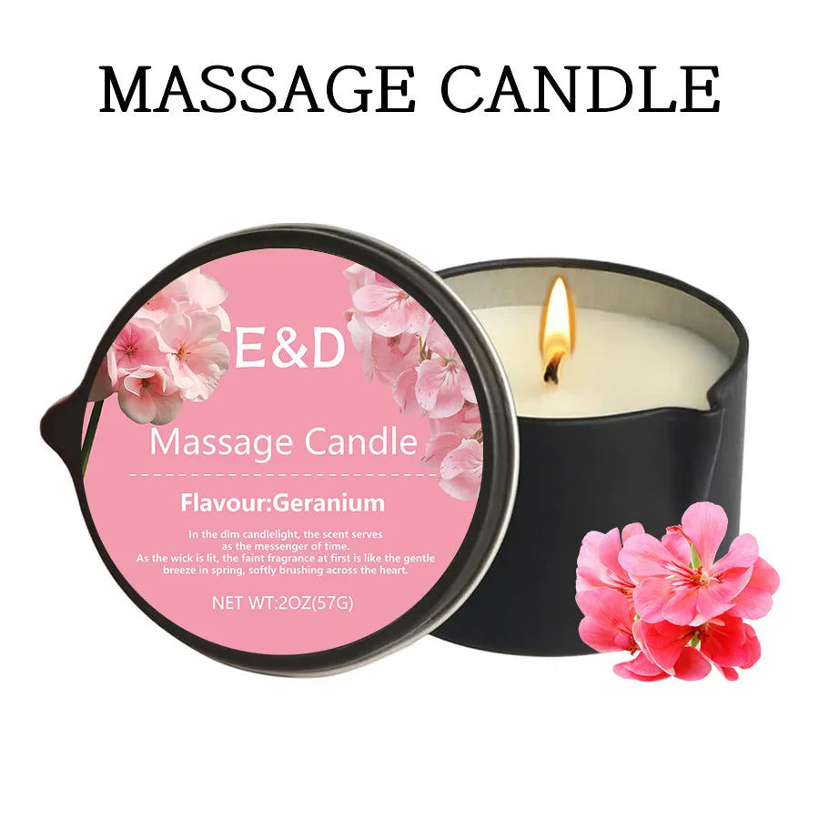 Massage Oil Candle By Sm Product Luxury Aromatherapy For Stress Relief And Skin Moisturizing For Home Spa Lovers