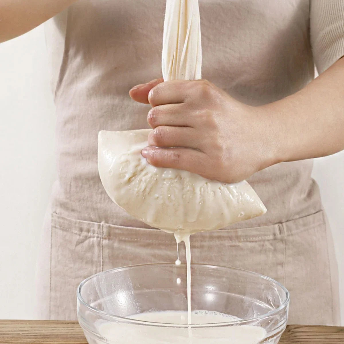 Bolsa para Leche Vegetal, Gadgets de Cocina para el Hogar, Escurridor de Platos, Utensilios de Cocina, Reutilizables, Sin Blanquear, Cosas Útiles para Cocina, Comedor, Bar, Herramientas de Filtro