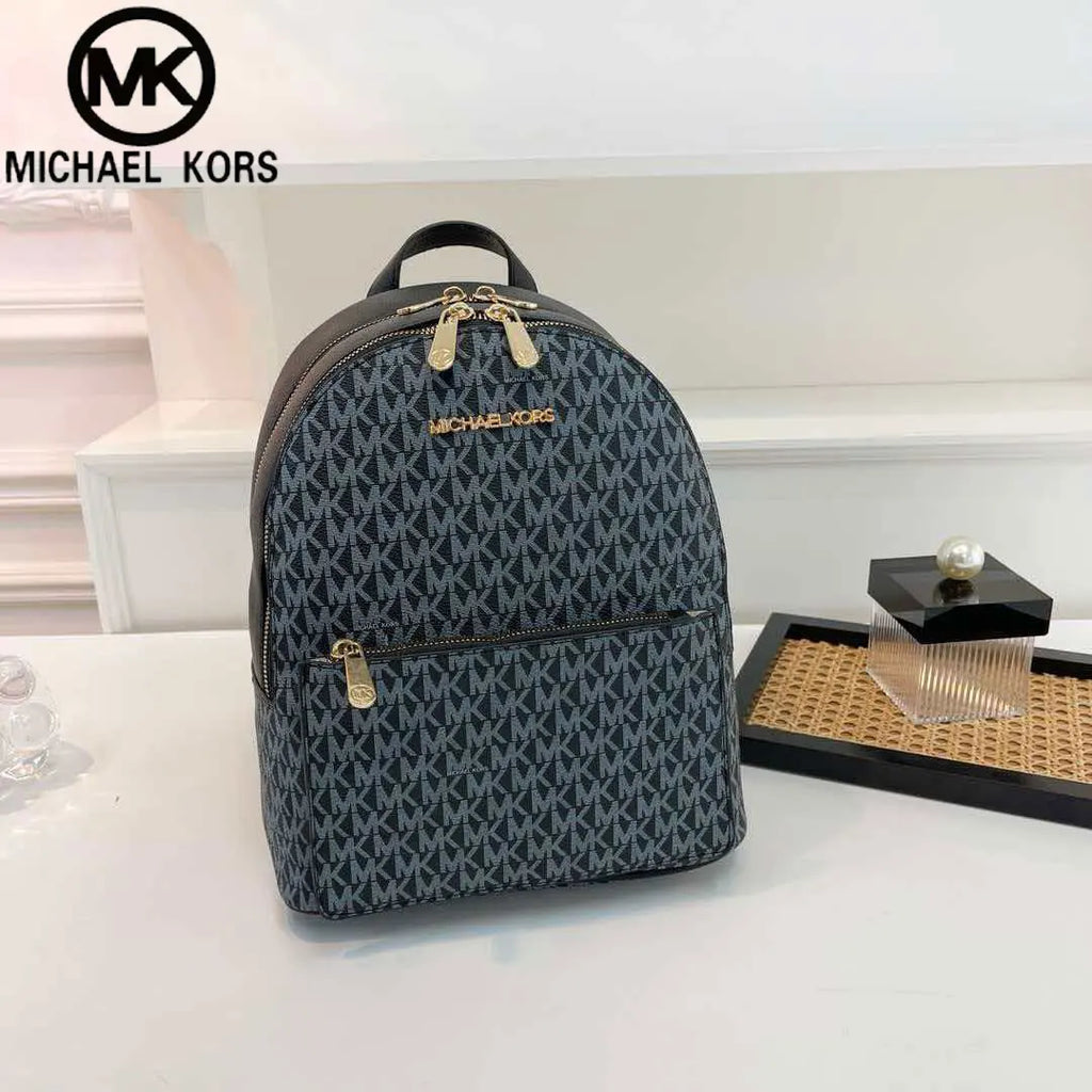 Michael Kors Sheila Series 2026 New Fashion Urban Women’s Large-Capacity Casual Travel Backpack, Simple PVC Material Waterproof