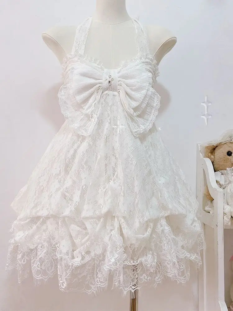Women Harajuku Y2k Strap Dress Y2K Aesthetic Club Party Fashion Outfits Gothic Retro Sweet Bud Mini Dress