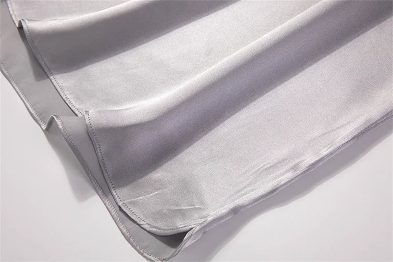 Elegant Fashion Satin Tank Tops Office Lady Blouse Shirts plus  Summer Slim Sleeveless Vest Women Simple O-neck Tops y2k clothes