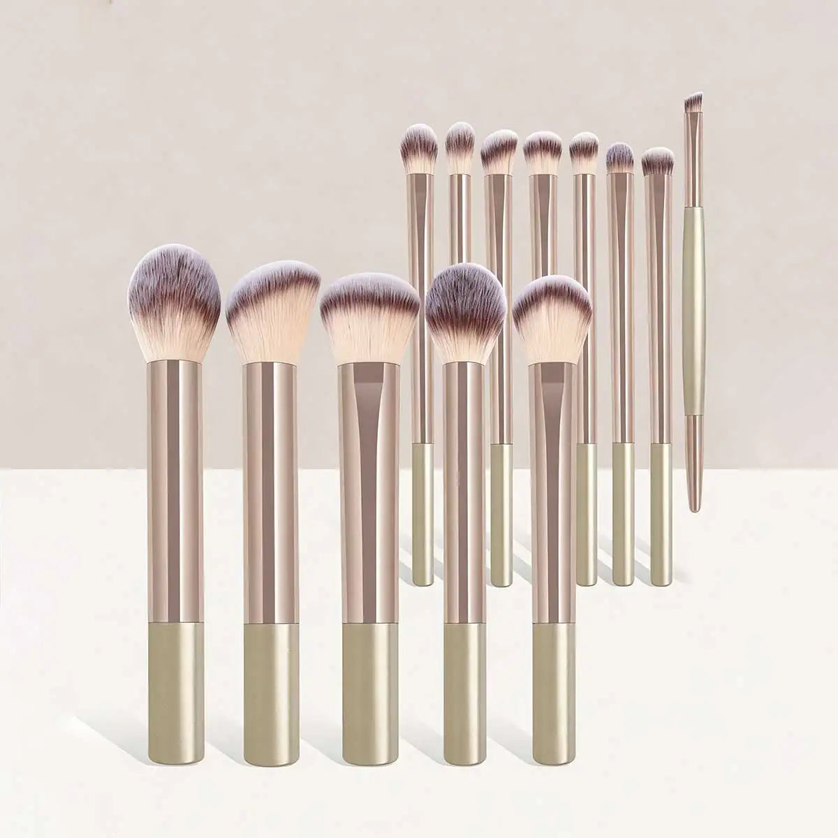 13 Piece Makeup Brush Set Pro Quality Soft Synthetic For Face Foundation Concealer Powder Eyeshadow Blush For All Fans