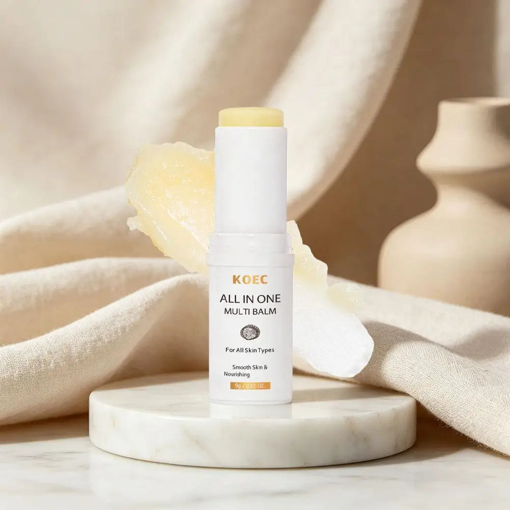 KOEC Multi Balm Stick Nourishing Smoothing Anti Wrinkle Hydrating Face Neck Local Repair Solid Skincare Stick Full Skin Type