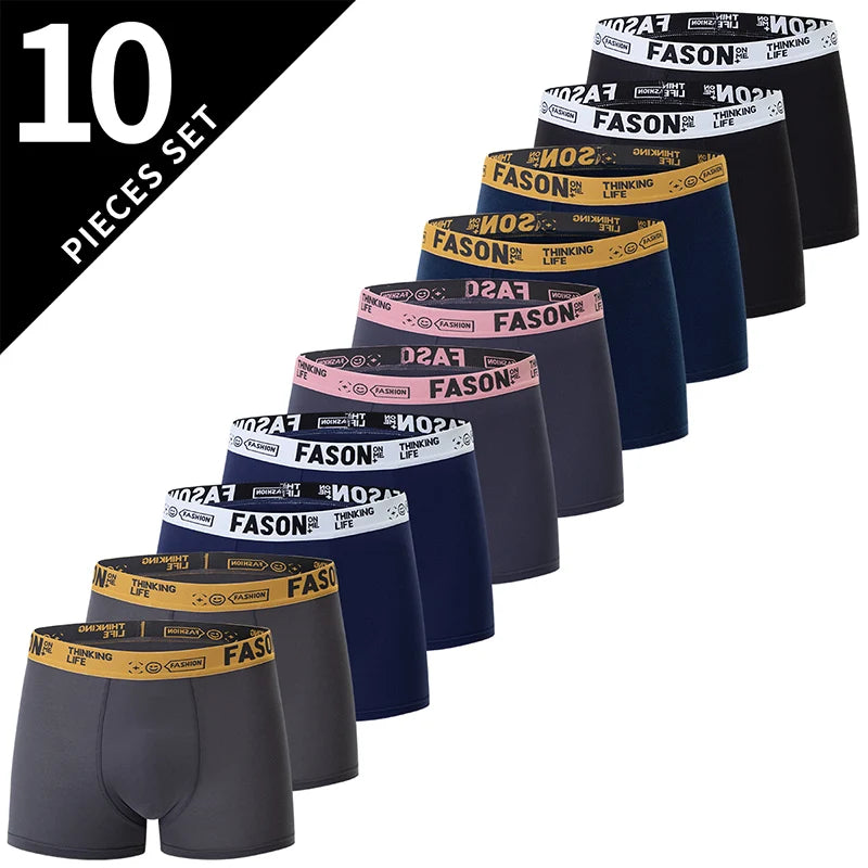 Men And Teens Joker Print Boyshorts Elastic Waist Casual Shorts Multi Color Multi Size Pack Set