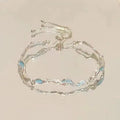 Zinc Alloy Bracelet Sparkling Zircon Flower Bracelet Handmade Bracelet Alloy For Daily Wear Fashion Accessory Party