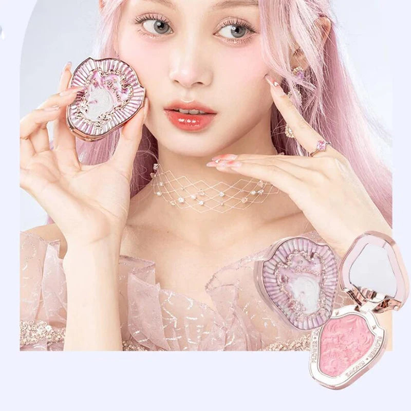 Flowerknows Makeup Set All In Flower Knows Little Angel Highlighter Powder Blush Strawberry Rococo Lip Gloss Perfume Kit