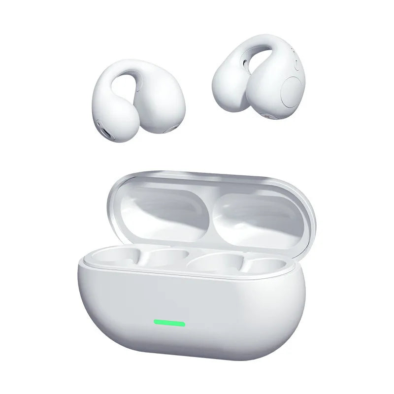 TWS Bluetooth Headset 5.3 Wireless Air Conduction Headphones Clip Ear Music Noise Canceling HD Call Sports For Xiaomi Earphone