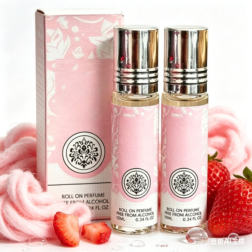 Dopamine Roll-On Body Essential Oil for Women, Portable Eau De Parfum Oil 0.34 Ounce, Liquid Form, for Makeup Dating Birthday Us