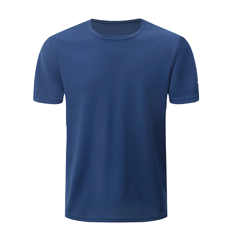 6/4 Pcs Men's Summer Multicolor Quick-drying Sports Short-sleeved Youth Running Fitness Basketball Football Breathable T-shirt
