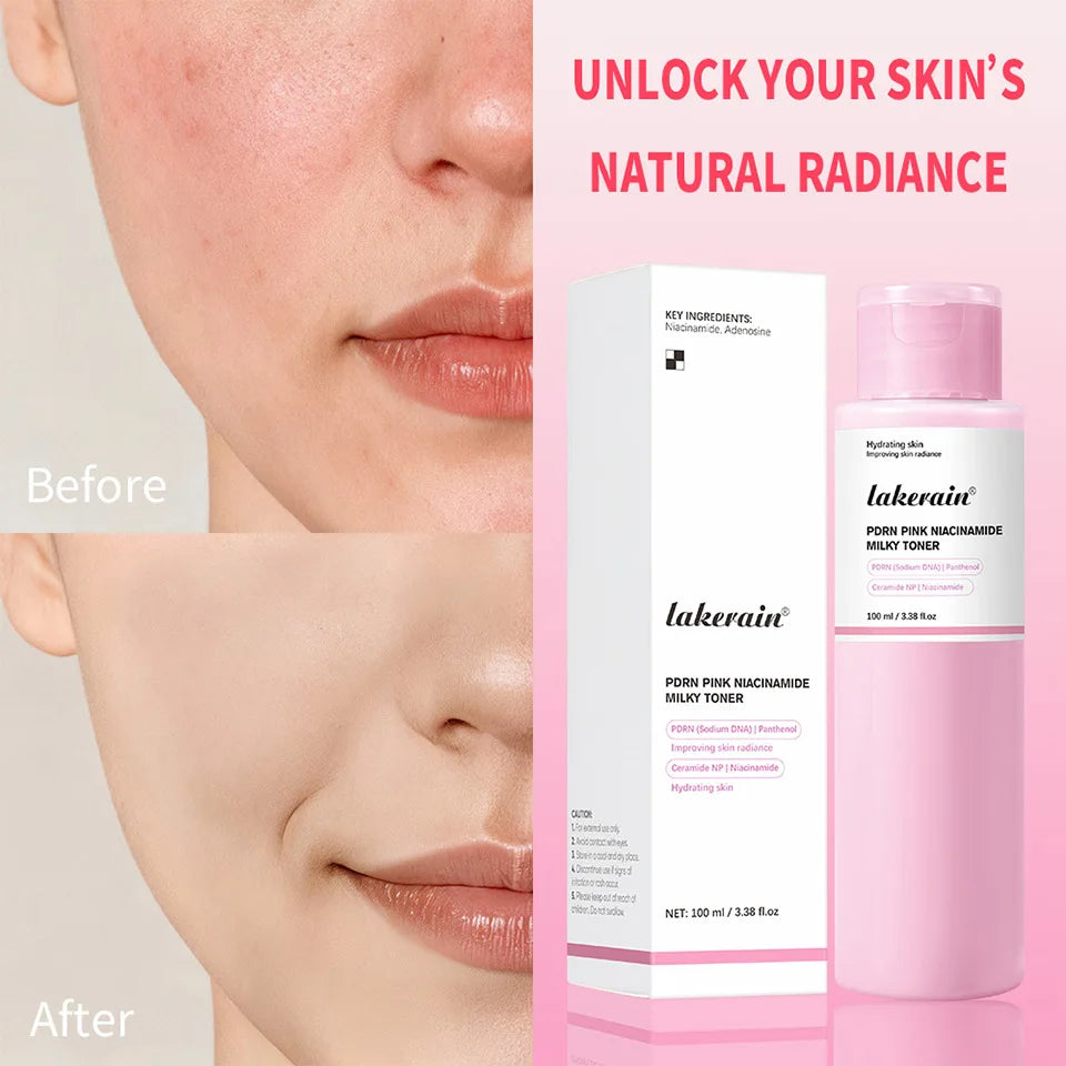 Salmon DNA PDRN Pink Peptide Serum Pink Glow Serum Remove Skin Darkness Hydrating Moisturizing Firming Korean Skincare Gifts