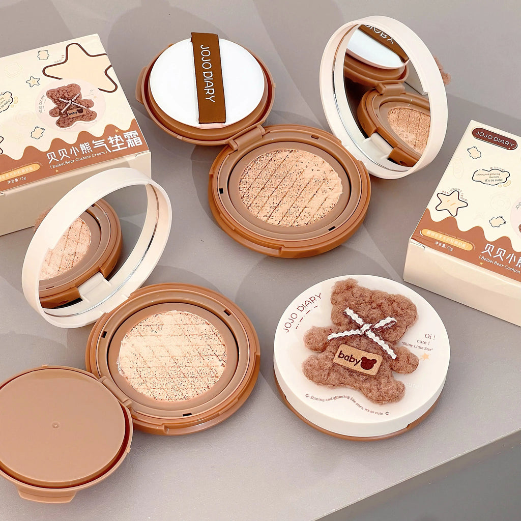 JOJO DIARY Plush Bear Hydrating Air Cushion BB Cream 13g
