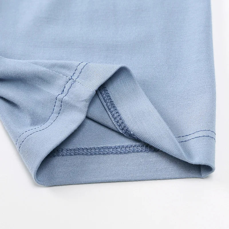 2-Pcs Summer Children's Bamboo Fiber Short-sleeved Shorts Suit Boy Casual Breathable Top Baby Girl Pink Sweet Soft Home Clothes