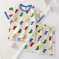 2PCS Children Clothing Set Child T-shirt Suit Summer Cotton New Girls Shorts Clothes Baby Boys Short Sleeve Kid Clothes