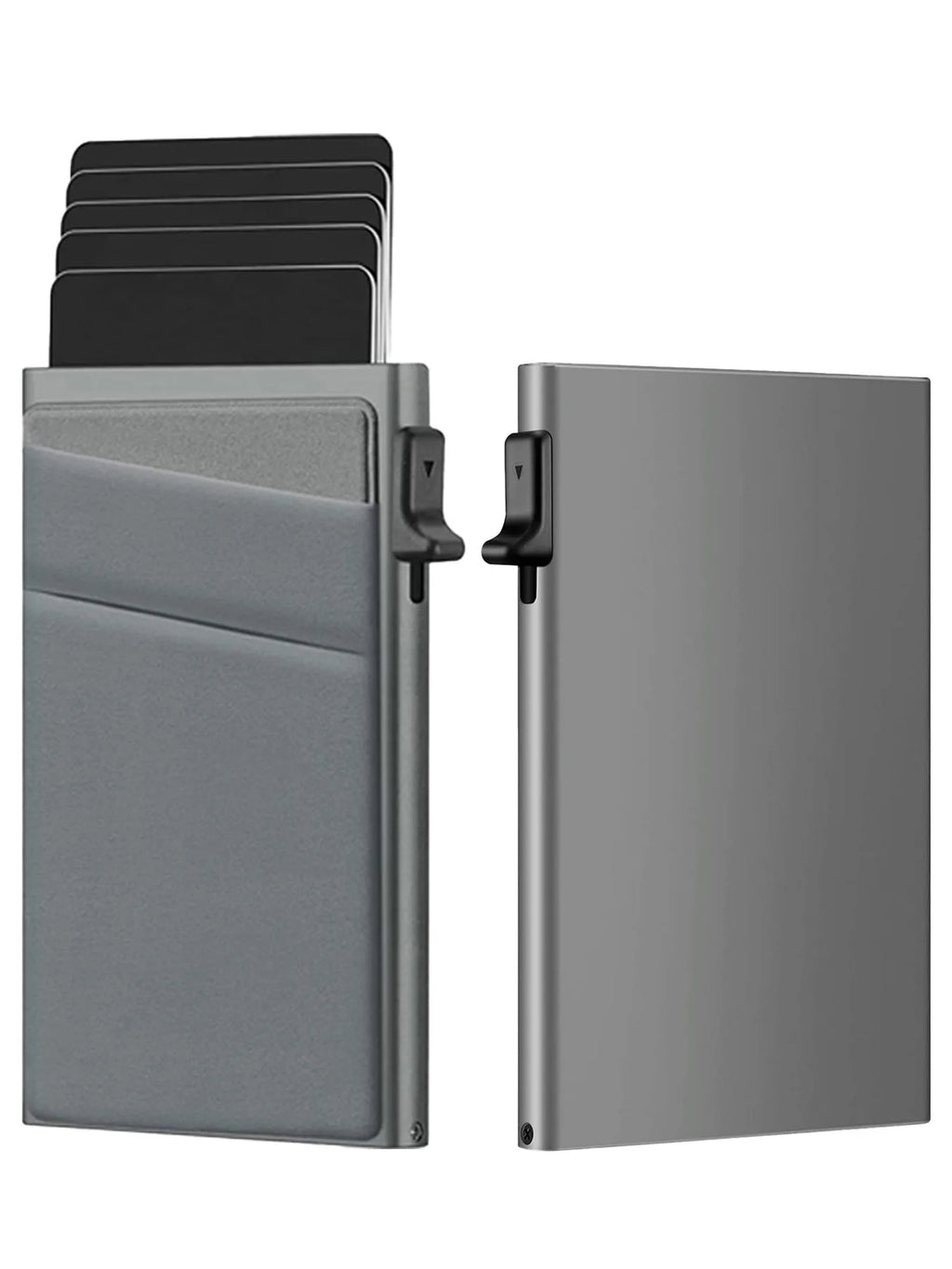 Anti-theft Cards Protectors Card Holder Minimalist Smart Wallet RFID Protection Aluminum Metal Box Cardholder Case Porte Carte